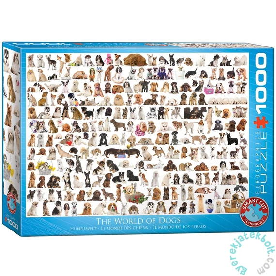 EuroGraphics 1000 db-os puzzle - The World of Dogs - (6000-0581)