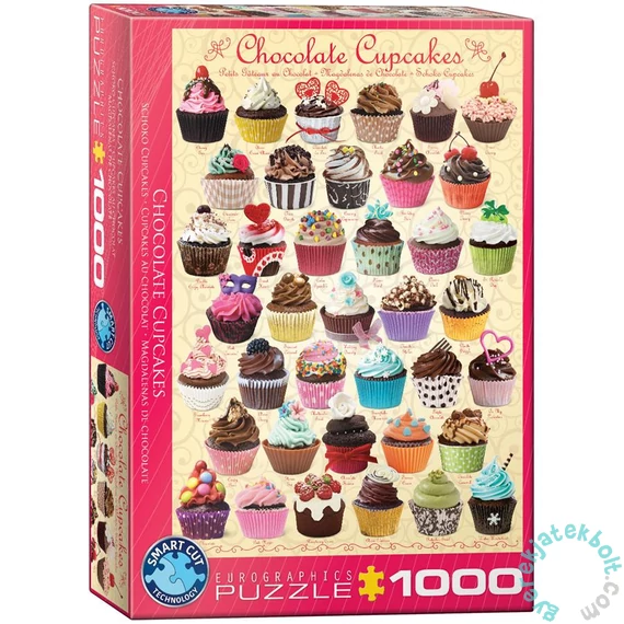 EuroGraphics 1000 db-os puzzle - Chocolate Cupcakes (6000-0587)