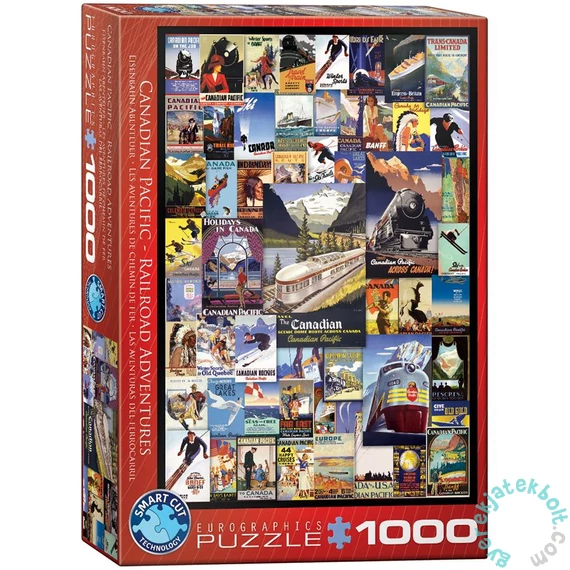 EuroGraphics 1000 db-os puzzle - Canadian Pacific - Railroad Adventures (6000-0648)