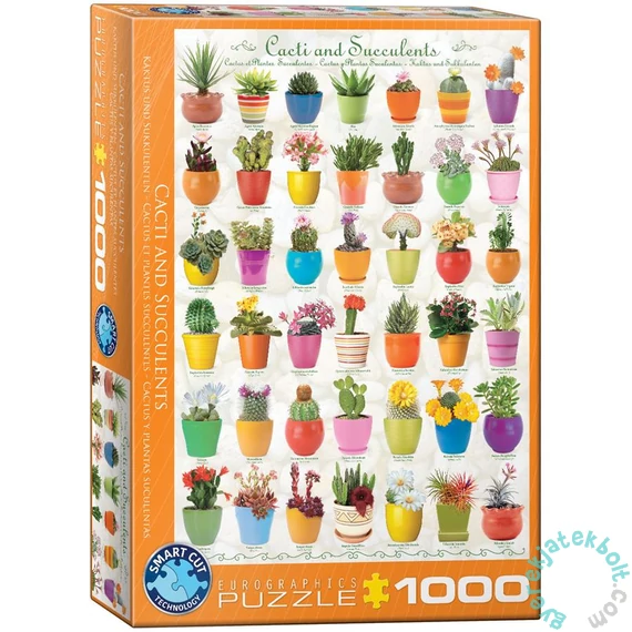 EuroGraphics 1000 db-os puzzle - Cacti and Succulents (6000-0654)