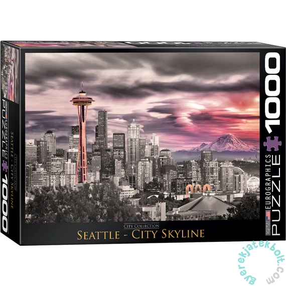 EuroGraphics 1000 db-os puzzle - Seattle, City Skyline (6000-0660)