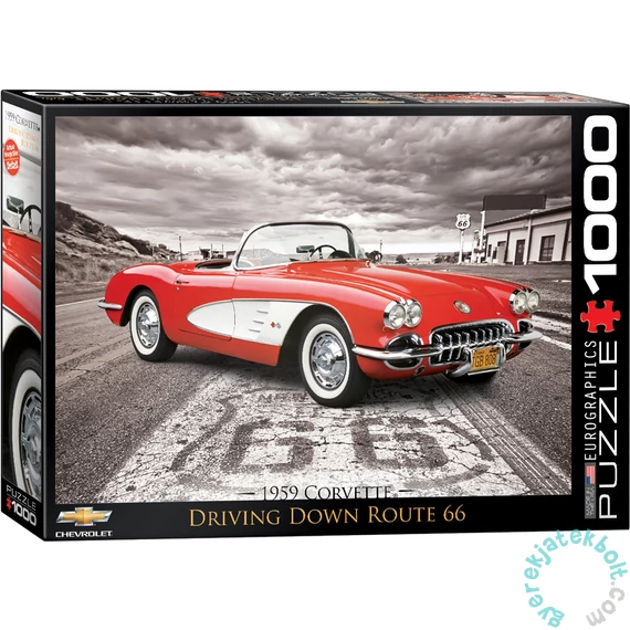 EuroGraphics 1000 db-os puzzle - 1959 Corvette (6000-0665)