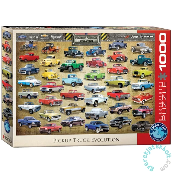 EuroGraphics 1000 db-os puzzle - Pickup Truck Evolution (6000-0681)