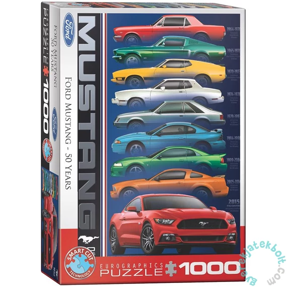EuroGraphics 1000 db-os puzzle - Ford Mustang, 50 év (6000-0699)