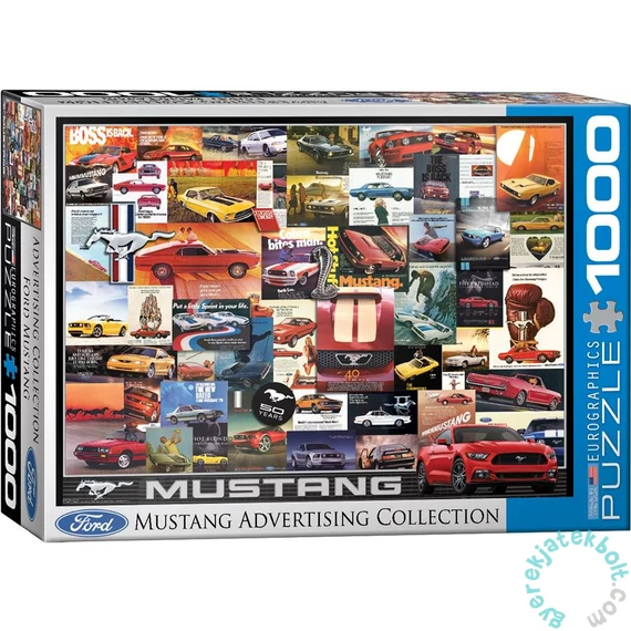 EuroGraphics 1000 db-os puzzle - Ford Mustang Advertising Collection (6000-0748)