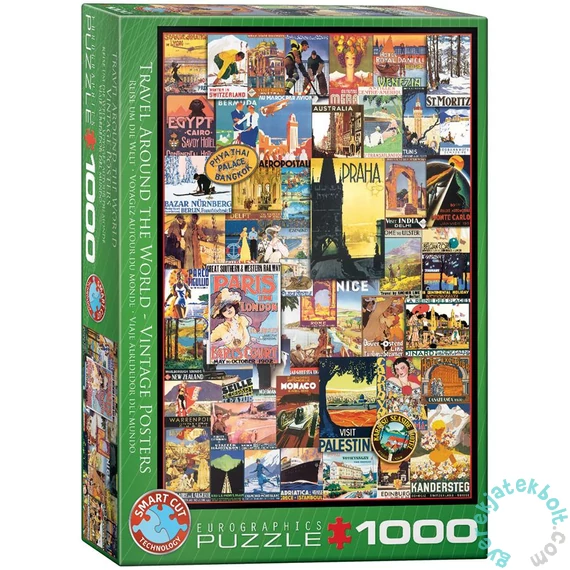 EuroGraphics 1000 db-os puzzle - Travel Around the World (6000-0755)