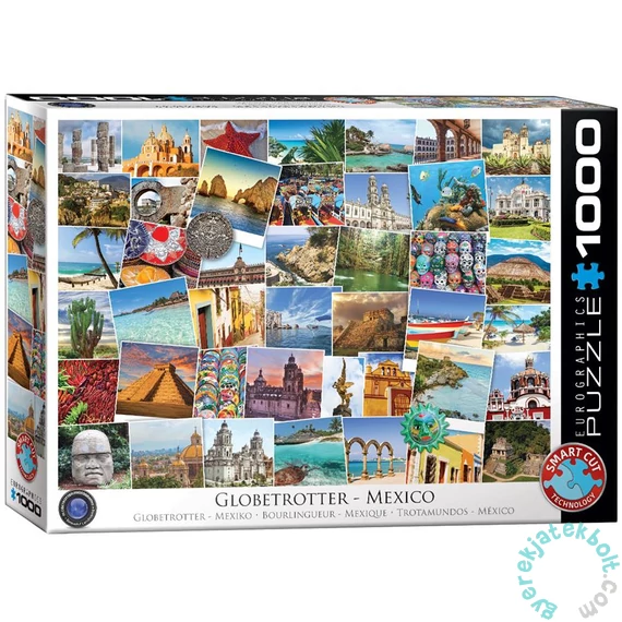 EuroGraphics 1000 db-os puzzle - Globetrotter, Mexico (6000-0767)