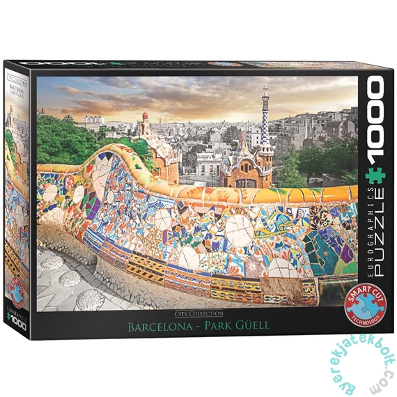 EuroGraphics 1000 db-os puzzle - Barcelona, Park Güell (6000-0768)