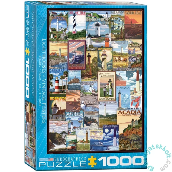 EuroGraphics 1000 db-os puzzle - Lighthouses - (6000-0779)