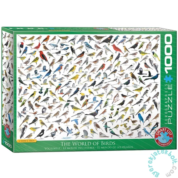 EuroGraphics 1000 db-os puzzle - The World of Birds (6000-0821)