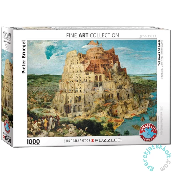 EuroGraphics 1000 db-os puzzle - The Tower of Babel, Bruegel (6000-0837)