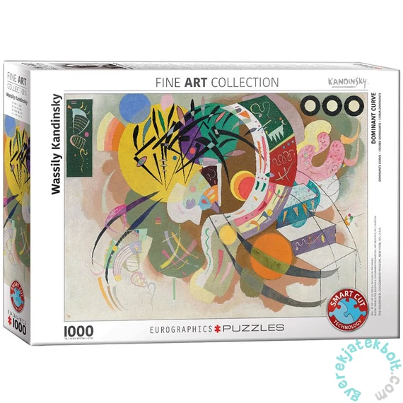 EuroGraphics 1000 db-os puzzle - Dominant Curve, Kandinsky (6000-0839)