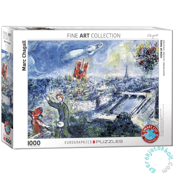 EuroGraphics 1000 db-os puzzle - Le Bouquet de Paris, Chagall (6000-0850)