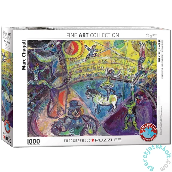 EuroGraphics 1000 db-os puzzle - The Circus Horse, Chagall (6000-0851)