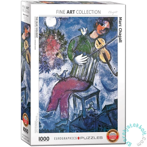 EuroGraphics 1000 db-os puzzle - The Blue Violinist, Chagall (6000-0852)