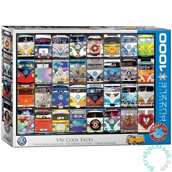 EuroGraphics 1000 db-os puzzle - VW Cool Faces (6000-0870)