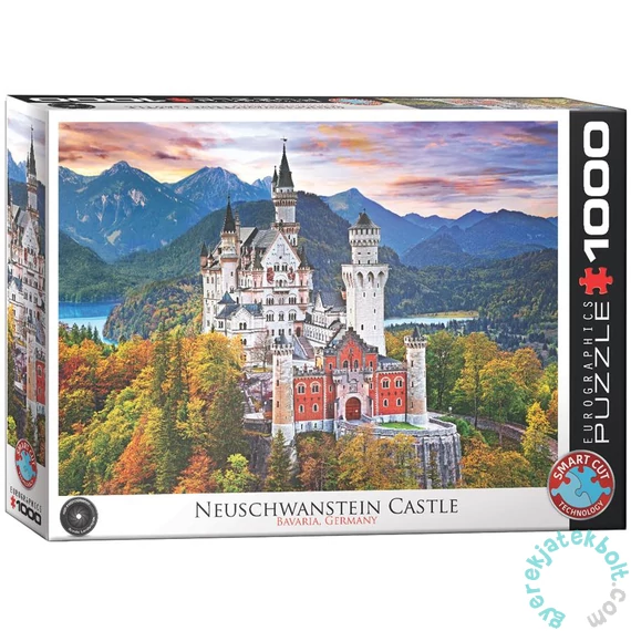 EuroGraphics 1000 db-os puzzle - Neuschwanstein Castle, Bavaria, Germany (6000-0946)