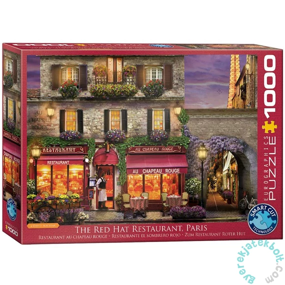 EuroGraphics 1000 db-os puzzle - The Red Hat Restaurant, Paris, David MacLean (6000-0963)