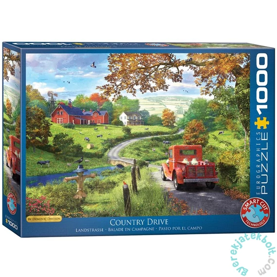 EuroGraphics 1000 db-os puzzle - Country Drive, Dominic Davison (6000-0968)