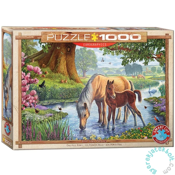 EuroGraphics 1000 db-os puzzle - The Fell Ponies, Steve Crisp (6000-0976)
