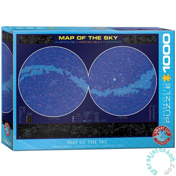 EuroGraphics 1000 db-os puzzle - Map of the Sky (6000-1010)