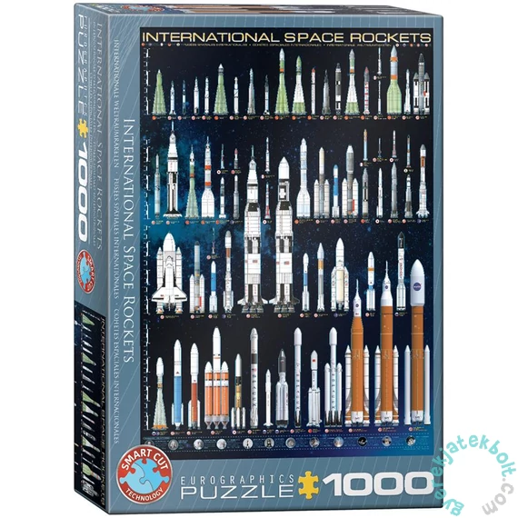 EuroGraphics 1000 db-os puzzle - International Space Rockets (6000-1015)