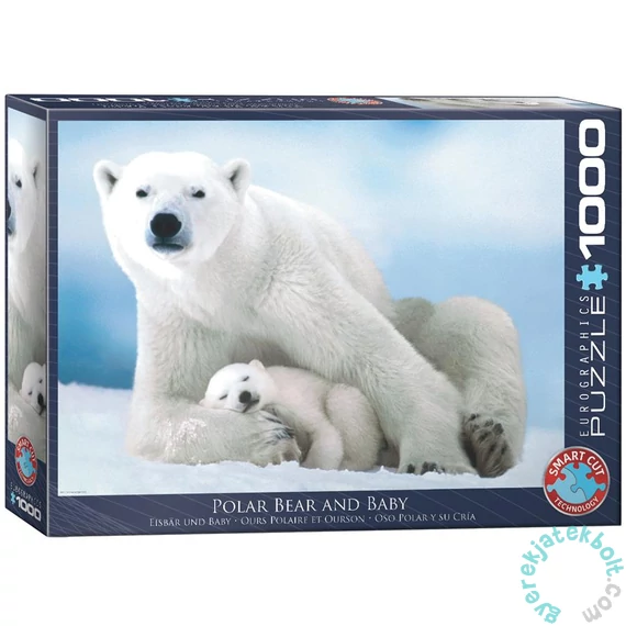 EuroGraphics 1000 db-os puzzle - Polar Bear &amp; Baby (6000-1198)