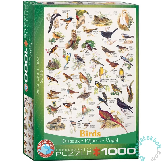 EuroGraphics 1000 db-os puzzle - Birds (6000-1259)