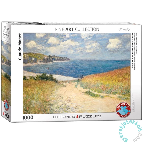 EuroGraphics 1000 db-os puzzle - Path through the Wheat Fields, Monet (6000-1499)
