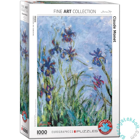 EuroGraphics 1000 db-os puzzle - Irises, Monet - Detail (6000-2034)
