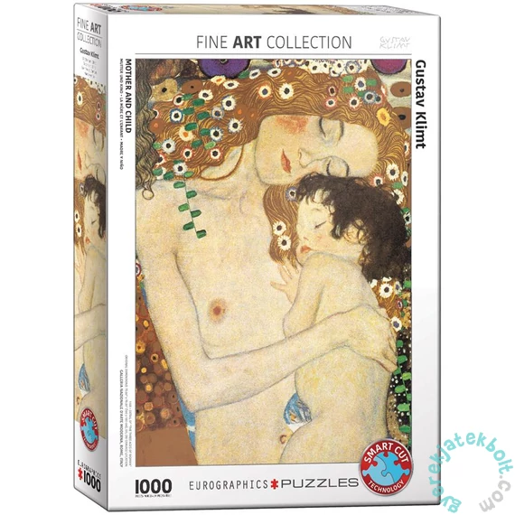 EuroGraphics 1000 db-os puzzle - Mother and Child, Klimt - Fine Art Collection (6000-2776)