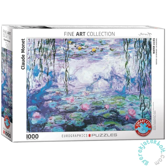 EuroGraphics 1000 db-os puzzle - Waterlilies, Monet (6000-4366)