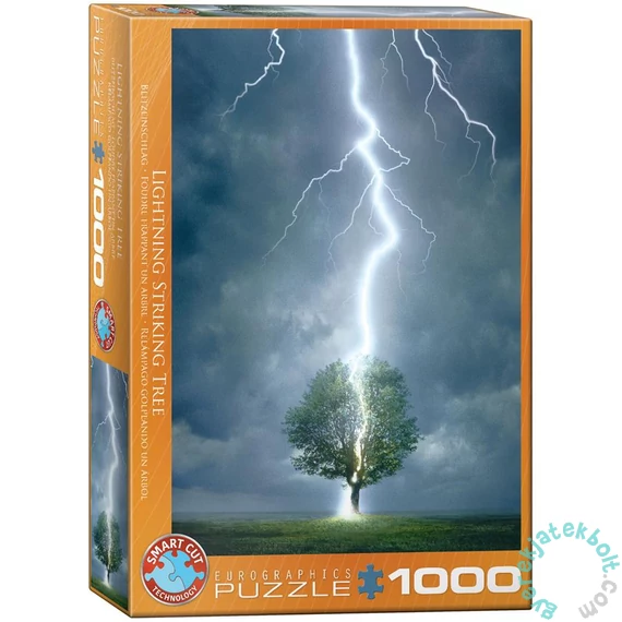 EuroGraphics 1000 db-os puzzle - Lightning Striking Tree (6000-4570)