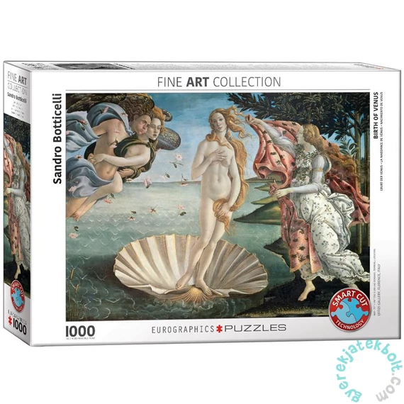 EuroGraphics 1000 db-os puzzle - Birth of Venus, Botticelli (6000-5001)