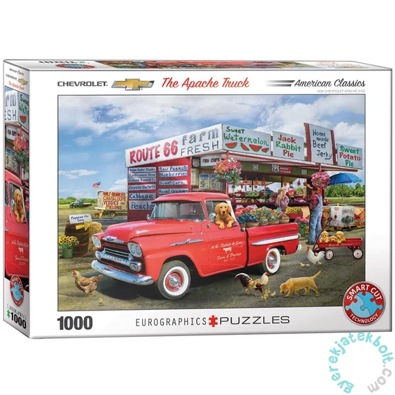 EuroGraphics 1000 db-os puzzle - 1959 Chevrolet - The Apache Truck (6000-5337)