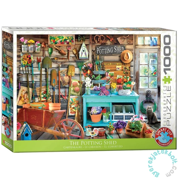 EuroGraphics 1000 db-os puzzle - The Potting Shed (6000-5346)