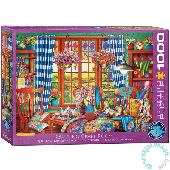 EuroGraphics 1000 db-os puzzle - Quilting Craft Room (6000-5348)