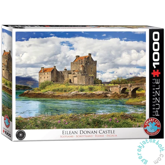 EuroGraphics 1000 db-os puzzle - Eilan Donan Castle, Scotland (6000-5375)