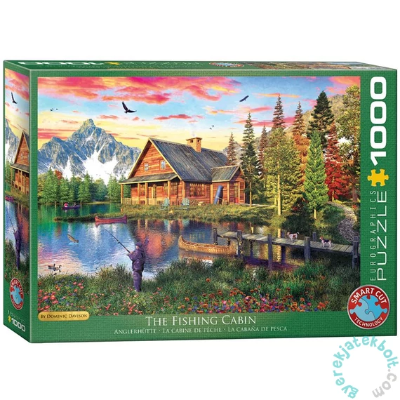 EuroGraphics 1000 db-os puzzle - The Fishing Cabin, Dominic Davison (6000-5376)