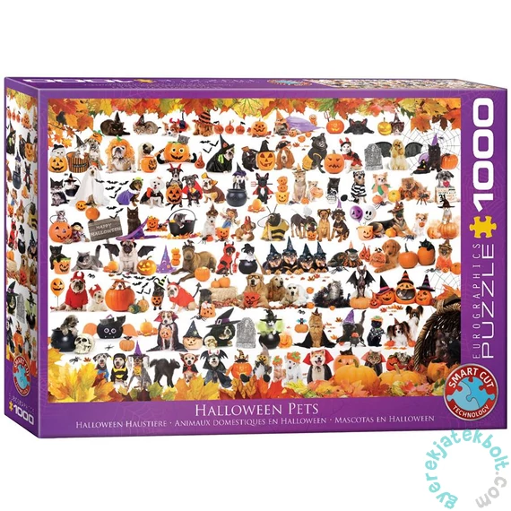 EuroGraphics 1000 db-os puzzle - Halloween pets (6000-5416)