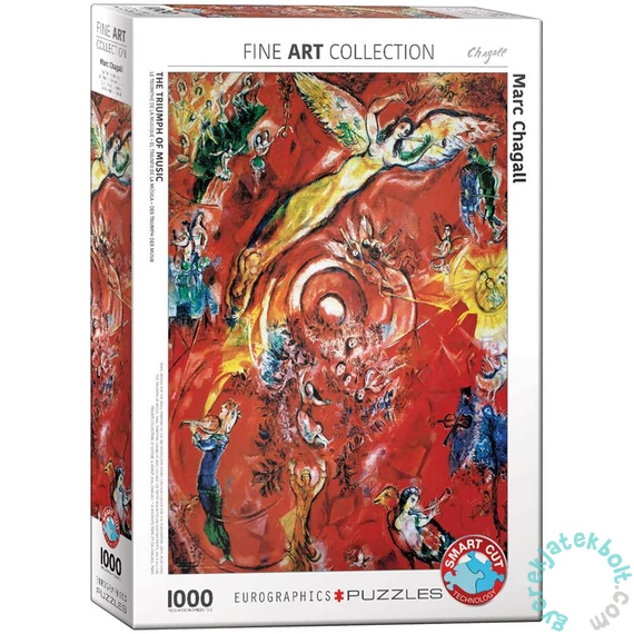 EuroGraphics 1000 db-os puzzle - The Triumph of Music, Chagall (6000-5418)