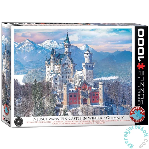 EuroGraphics 1000 db-os puzzle - Neuschwanstein Castle, in Winter (6000-5419)