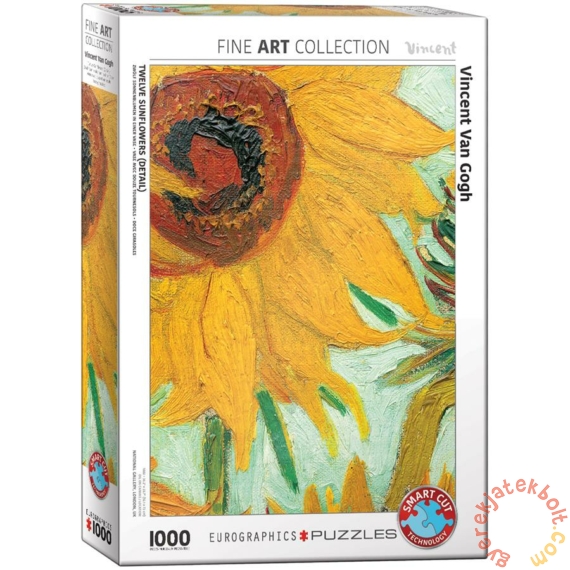 EuroGraphics 1000 db-os puzzle - Twelve Sunflowers, Van Gogh - Detail (6000-5429)