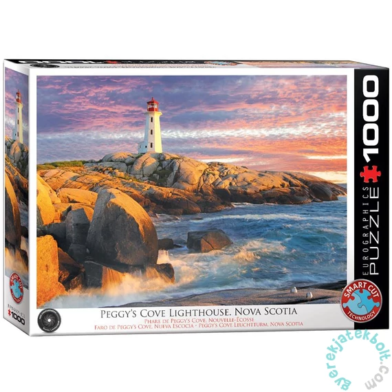EuroGraphics 1000 db-os puzzle - Peggy's Cove Lighthouse, Nova Scotia (6000-5437)
