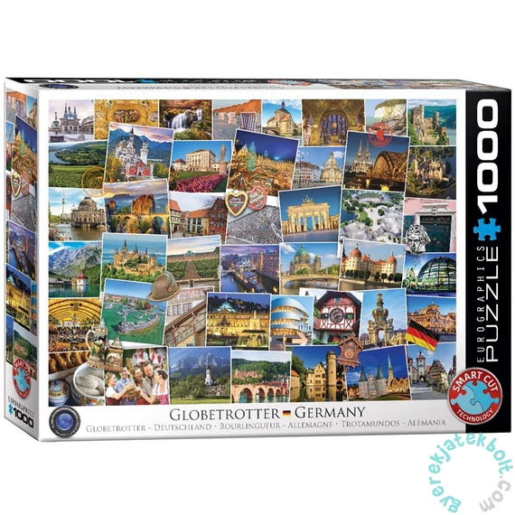 EuroGraphics 1000 db-os puzzle - Globetrotter, Germany (6000-5465)