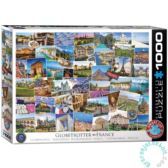 EuroGraphics 1000 db-os puzzle - Globetrotter, France (6000-5466)