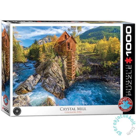 EuroGraphics 1000 db-os puzzle - Crystal Mill, Colorado, USA (6000-5473)