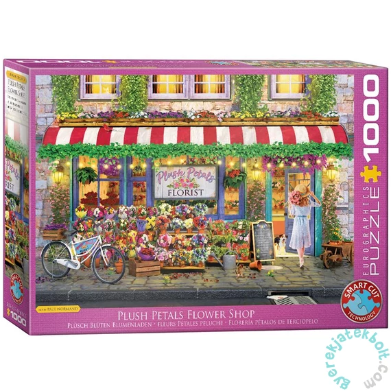 EuroGraphics 1000 db-os puzzle - Plush Petals Florist, Paul Normand (6000-5518)