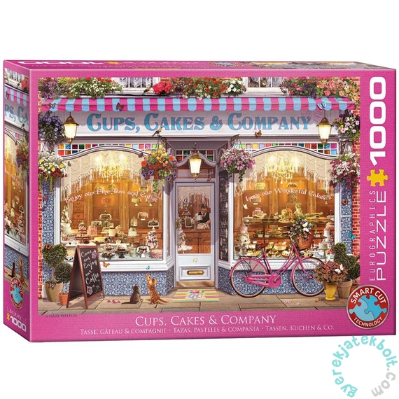 EuroGraphics 1000 db-os puzzle - Cups Cakes &amp; Company (6000-5520)