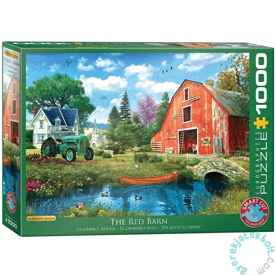 EuroGraphics 1000 db-os puzzle - The Red Barn, Dominic Davison (6000-5526)